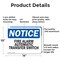 Signmission Fire Alarm Automatic Transfer Switch OSHA Notice Sign, Aluminum, 14in W x 10in L, 2PK OS-2PACK-NS-A-1014-L-12513 - alternate 2